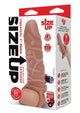 Su Silicone Vbrating Penis Xtnder - Tan