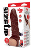Su Silicone Vbrting Penis Xtndr-Dark - Brown/Tan