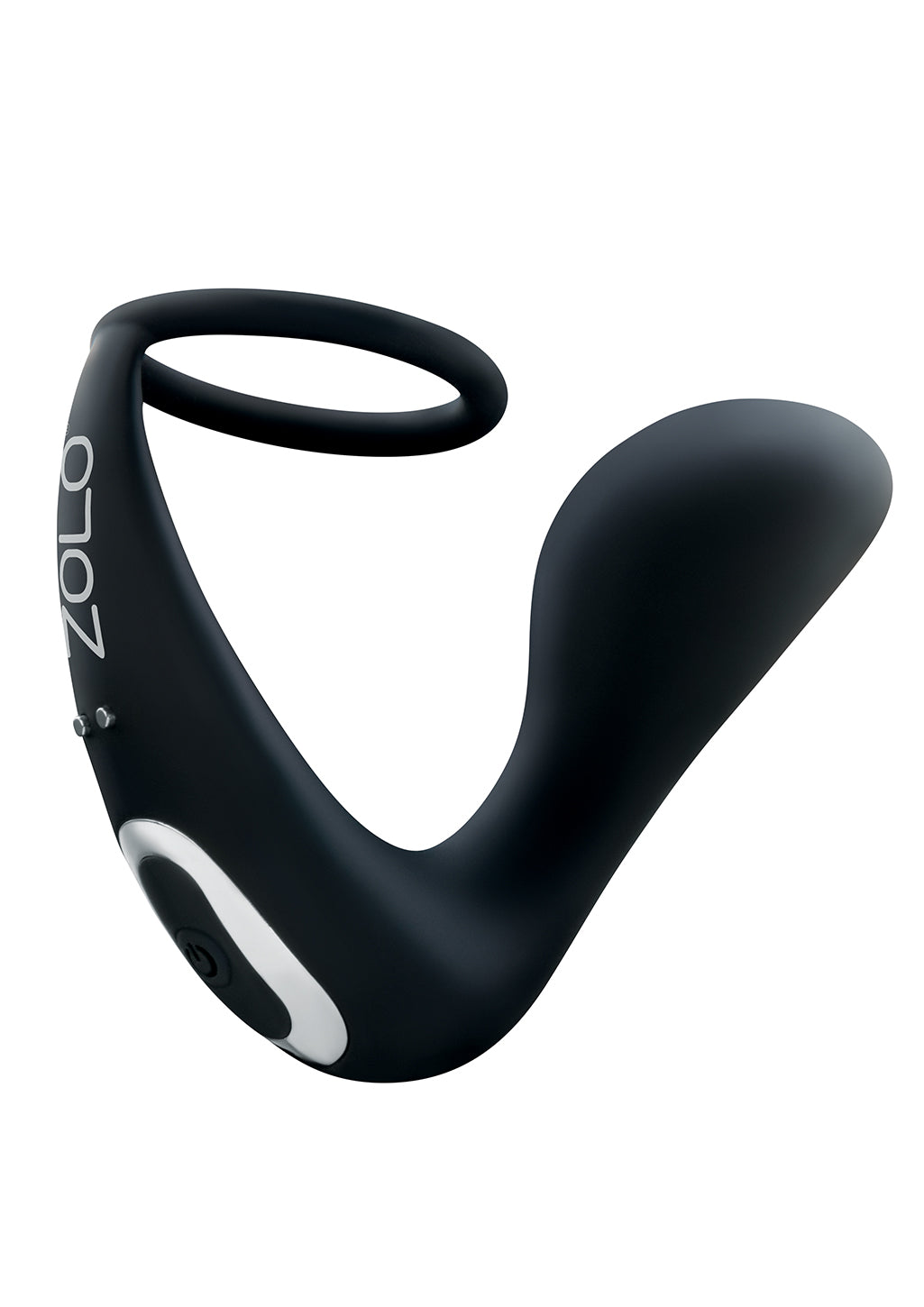 Black Thumb Vibrating C-Ring with Prostate Massager
